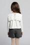 Girl Child 4-9 Years Old Stoned Bow Collar Denim Shorts Skirt Set Smoked - 3