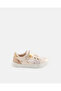 Girls Gold Butterfly Embellished Sneakers