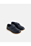 Boys Black Derby Shoes With Velcro - 2