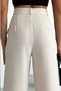 Melaj Linen Wide Leg Trousers-Cream - 3