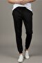 Men's Slim Fit Black Sweatpants - 2