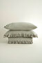 Adelya Green Double 100% Organic Cotton Linen Duvet Cover Set - 7