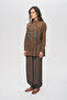 Women's Handcrafted Ethnic Embroidered and Beaded Oversize Shirt - 4