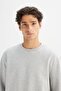 Men's printed sweatshirt graymelange - 4