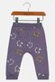 Toddlers Girl Graphic Print Sweatpants, Purple - 2