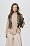 Women's Cotton-Linen Blend Buttoned Detailed Solid Color Shirt