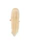 Real Front Lace Straight Platinum Tulle Wig - 65-70cm - 4