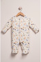 Baby Jumpsuit with Built-In Gloves