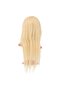 Real Front Lace Straight Platinum Tulle Wig - 60-65cm - 5