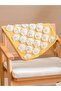 Yellow Floral Print Cushion Cover 45X45 cm (S6) - 2