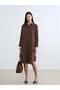 Textured Slit Shirt Dress (S6)
