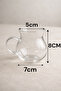 Set of 8 200 ml Borosilicate Glass Almila Cups with Handles, Heat Resistant Transparent Kw-731 - 4