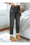 Women's Distressed Denim Pants - 3