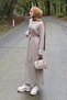 Arma Detailed Dress Beige - 2