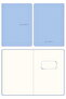 يونا A5 مخطط أعمال غير مؤرخ مقاس 15x21 سم - تصميم عمودي - أزرق - 4