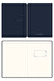 يونا A5 مخطط أعمال غير مؤرخ مقاس 15x21 سم - تصميم عمودي - أزرق داكن - 4