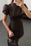 Women's Viral New Season Button-Detail Dress - 3