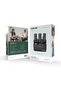 GM-85X 3 In 1 Wireless Microphone, LED Display, 6H Working Time, USB-C/Lightning Head/Cam - 5