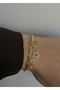 Gol Color Star Charmli Bracelet