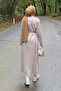 Arma Detailed Dress Beige - 4