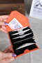 Accordion Genuine Leather Card Holder 1048