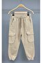 Boys' Cargo Jogger Pants with Elastic Waist and Cuffs, Comfortable Fit