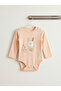 100% Organic Cotton Baby Long Sleeve Bodysuit and Self-Sock Bottom Pajamas 2-Piece Set - 4