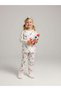 Girl's Robot Patterned Cotton Pajama Set