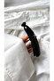 Amber Marble Patterned Banana Clip - Retro Style Hair Gathering Clip - 6