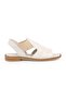 L060.445 Beige Genuine Leather Thermo Sole Comfortable Women's Sandals - 2