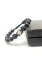 Certified Zircon Lion Apparatus Gemstone (Garnet) - 8mm Natural Stone Bracelet Macrame Adjustable Size - 2