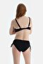 4509mm Yani Ruched Bikini Bottom-Black - 2
