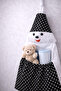 Children's Room Organizer Decorative Organizer Black Bag Holder - 5