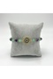 Certified Evil Eye Engraved Zircon - Aventurine - Amethyst 6mm Natural Stone Bracelet - Adjustable Size - 2