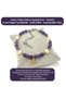 Certified Starfish Zircon Apparatus Amethyst - Pearl 6mm Natural Stone Bracelet - Adjustable Size