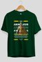 Akhilleus 1 Mythology Front Printed Green Oversize T-Shirt Men Women Cotton Crew Neck Tshirt
