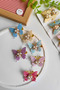 6-Piece Glittery-Pearl Butterfly Buckle Set - 3