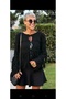 Draw Attention to Yourself with This Long-Sleeved Standard-Size Knitwear Cardigan with Tassels and Laces in Bohem Style