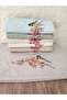 Bamboo Sakura Bird 3D Embroidered 70% Bamboo 30% Cotton 6-Piece 50X90 cm Hand Towel