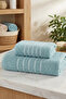 2-Piece Luxury Bath & Hand Towel Set |   100% Cotton Soft Textured Striped |   Hamam Seti |