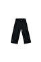 Girl's Black Denim Trousers with Pipe Leg and Front Pocket Detail 2204 - 3