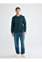 Mg Trenden Petrol Crew Neck Embroidered Men's Sweatshirt - 2