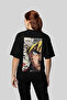 Naruto Anime Oversize T-Shirt |   Unisex 100% Cotton Black & White Printed Custom Design Tee - 3