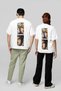 Naruto Anime Oversize T-Shirt |   Unisex 100% Cotton Black & White Printed Custom Design Tee - 5