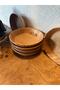 Natural Wooden Bowl Presentation Set of 5 - 6