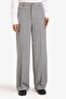 Women's Canvas Trousers F6214Ax/Gr394 Grey - 4