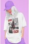 Design Uchiha Itachi Printed Unisex Oversize Naruto Anime Series Character T-Shirt - 2