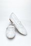 Pearl and Tulle Detailed Beaded Bridal Dress, Engagement Dress, Fishnet Women's Shoes, Ballet Flats - 5
