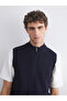 Esvab • Modern & Distinctive Standard Fit Stand Collar Men's Knitwear Vest - 3