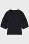 Cotton Regular Fit Crew Neck Sleeve Detailed t Shirt t Shirt Ew004390 Af13318 - 5